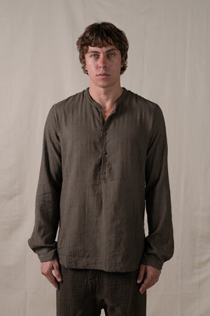 Kaftan Shirt Brown