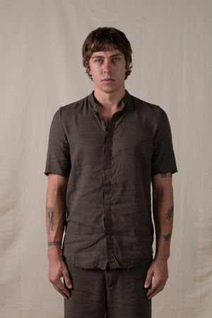 Short Sleeve Shirt Brown