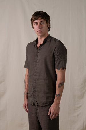 Short Sleeve Shirt Brown