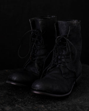 Mid Lace Up Boots Black