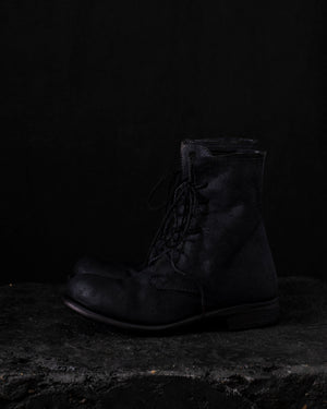 Mid Lace Up Boots Black