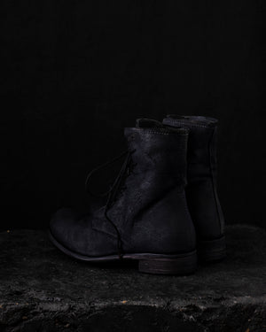 Mid Lace Up Boots Black