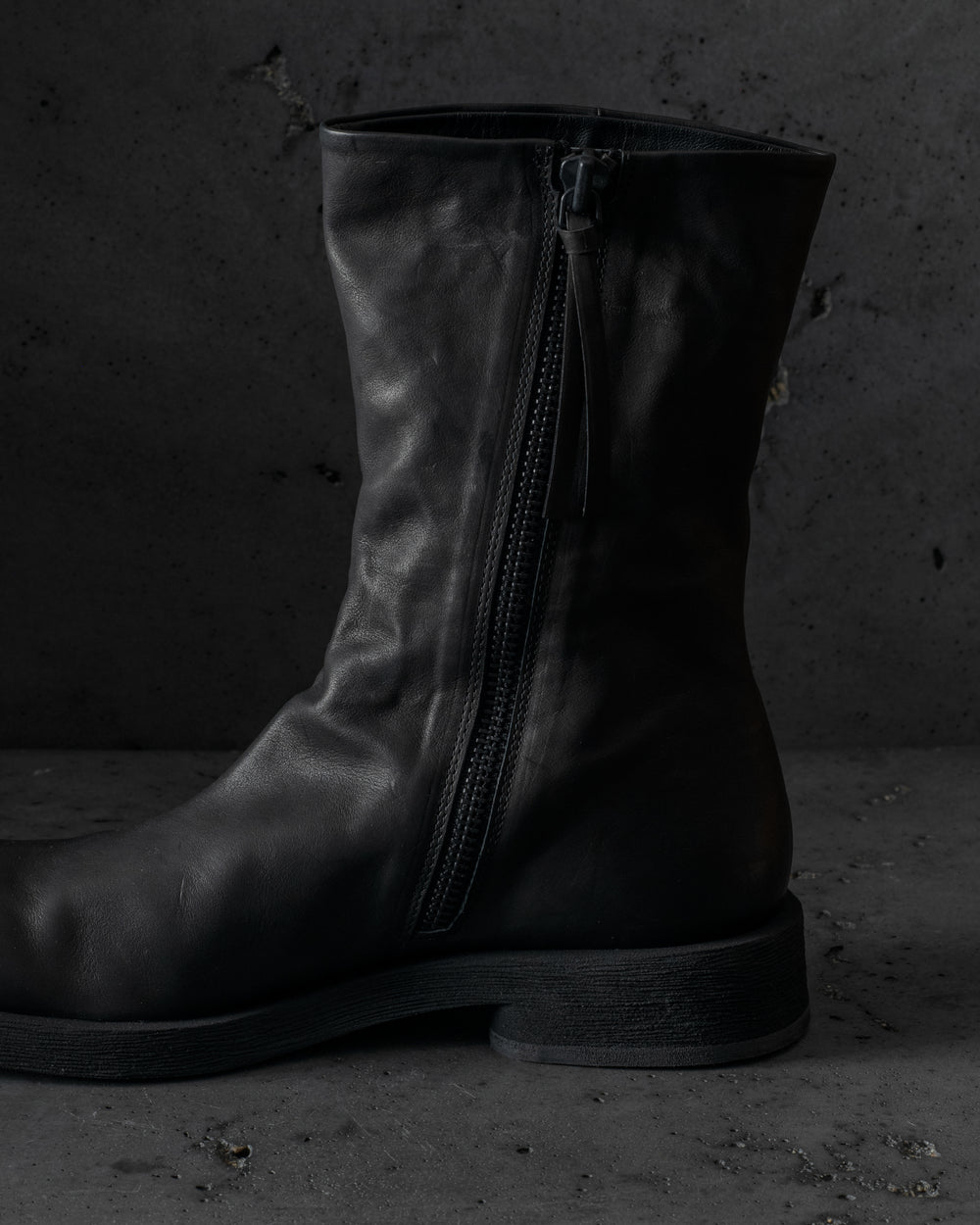 Mens Icon Boots Matte Black Soft Calf