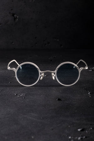 RG1099AG Sterling Silver Matte x Blue Lens