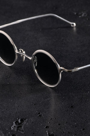 RG1099AG Sterling Silver Polished x Grey Gradient Lens