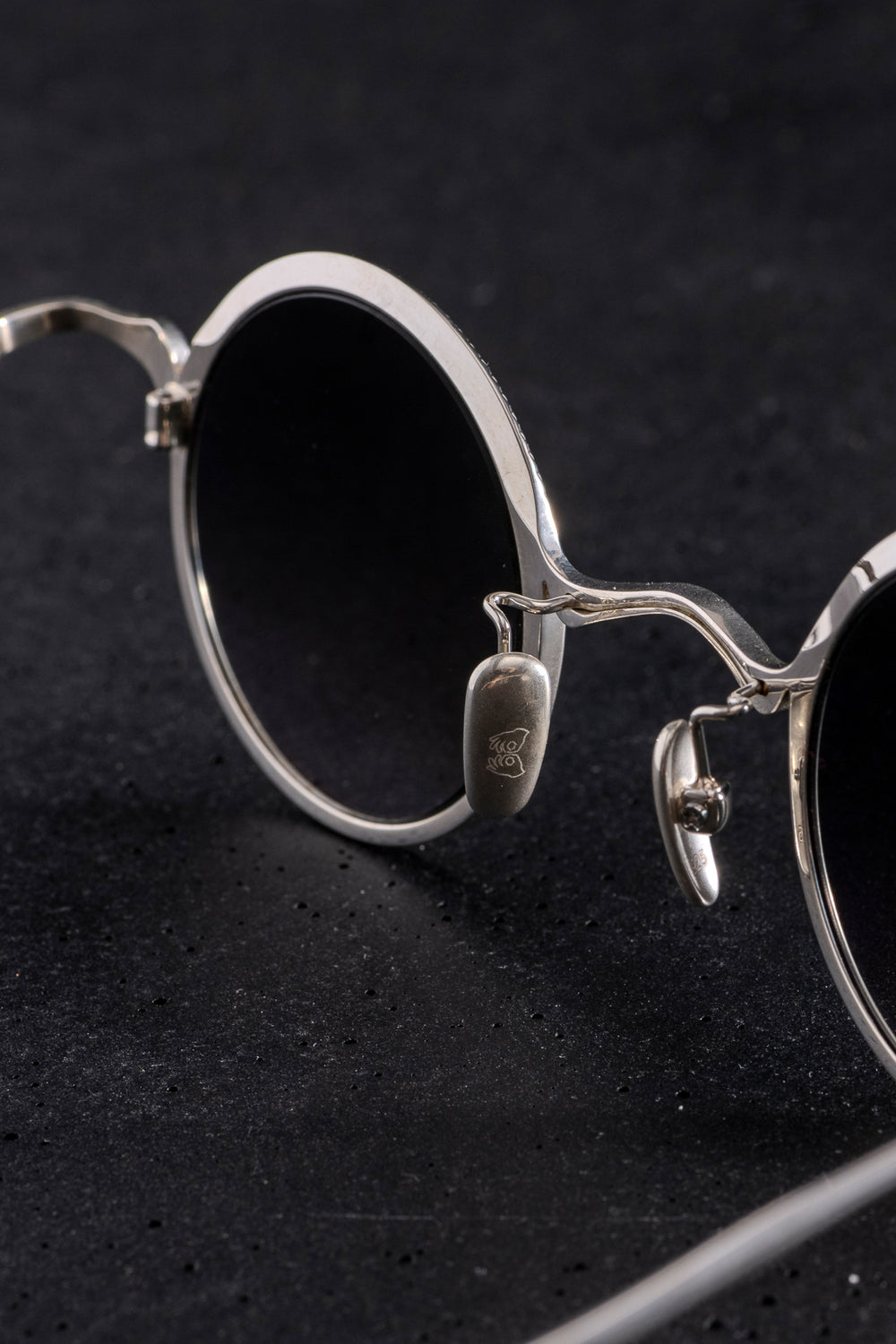 RG1099AG Sterling Silver Polished x Grey Gradient Lens