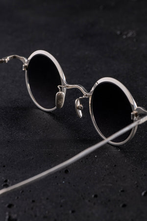 RG1099AG Sterling Silver Polished x Grey Gradient Lens