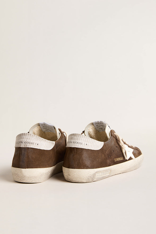 Super Star Classic Suede Upper Leather Star Brown / White