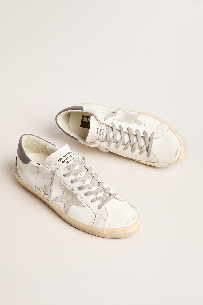 Super Star Leather Upper w/ Suede Star White / Ice / Dark Grey