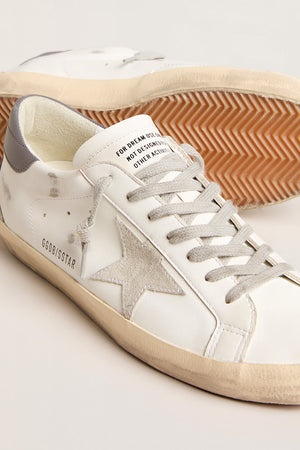 Super Star Leather Upper w/ Suede Star White / Ice / Dark Grey