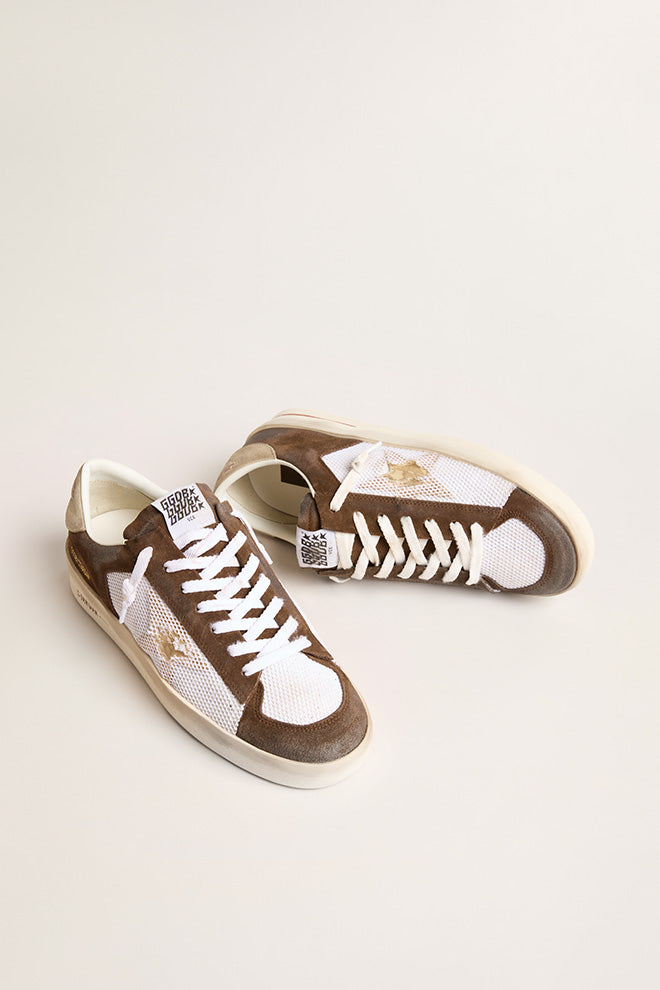 Stardan Leather Suede Upper Laminated Leather Star Brown / Light Grey / Gold