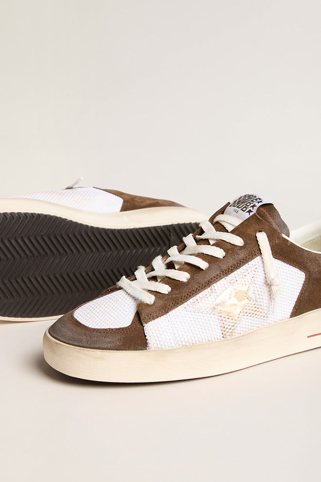 Stardan Leather Suede Upper Laminated Leather Star Brown / Light Grey / Gold