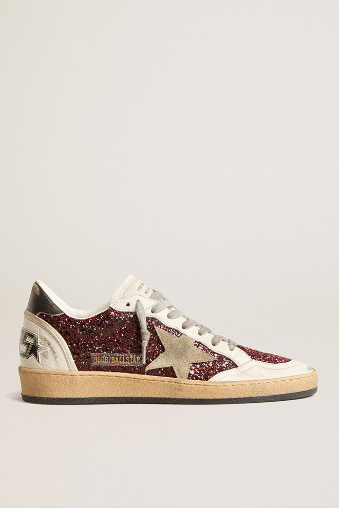 Ball Star Glitter Upper Nappa and Suede Star Bordeaux / White / Ice / Black