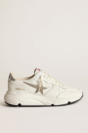 Running Sole Woman - White/ Taupe/ Silver