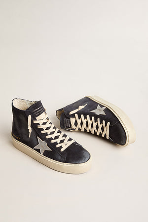 Hi Francy Suede Upper Laminated Star Blue / Silver