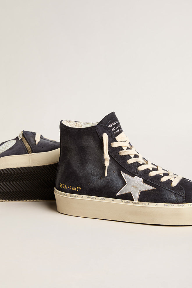 Hi Francy Suede Upper Laminated Star Blue / Silver