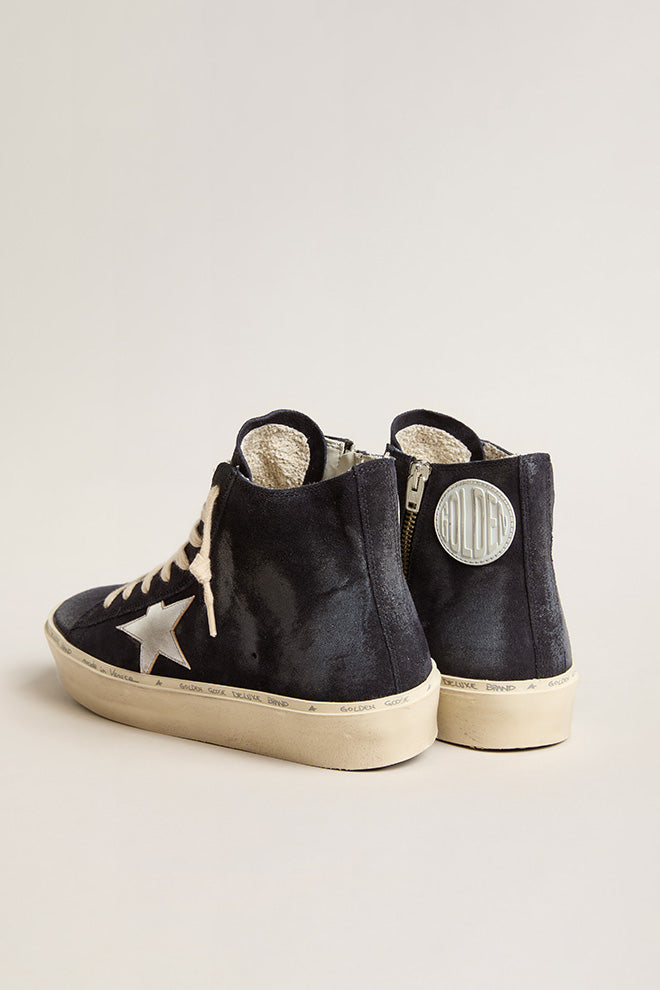 Hi Francy Suede Upper Laminated Star Blue / Silver