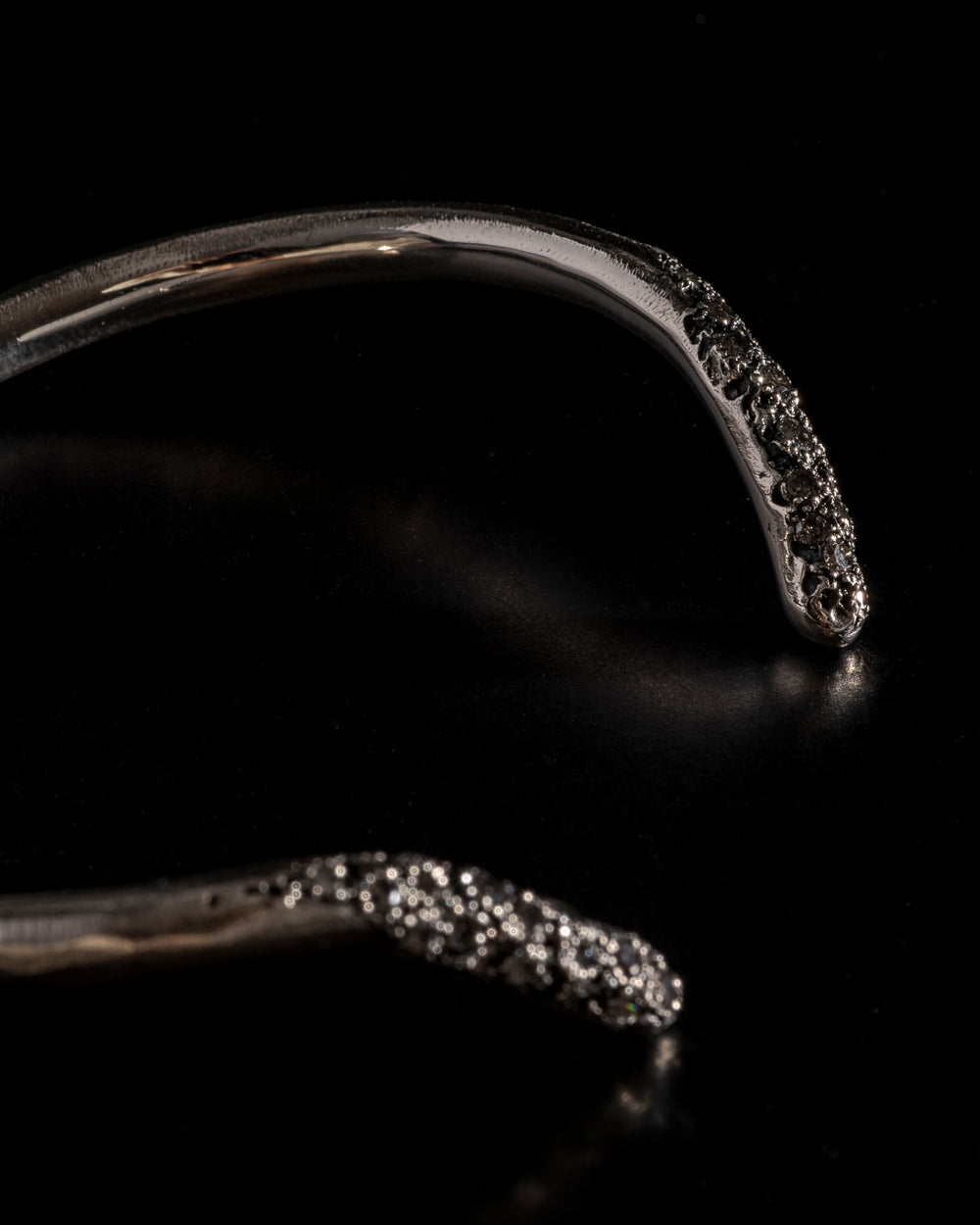 Diamond Snake Bite Bangle