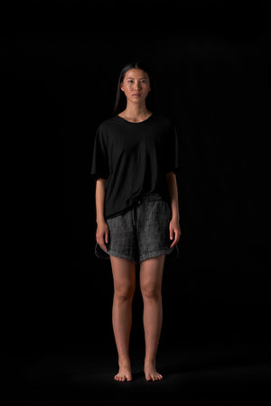 Jacquard Shorts Washed Black