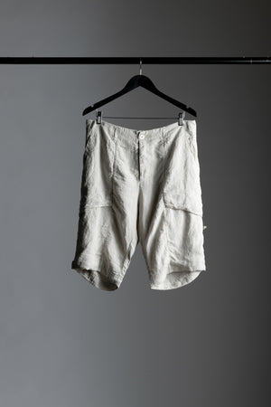 Linen Bermuda Shorts Ice CFUTRTD132-U01