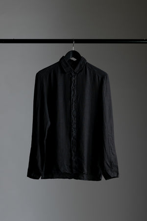 Linen Shirt Black CFUTRTV310-U10