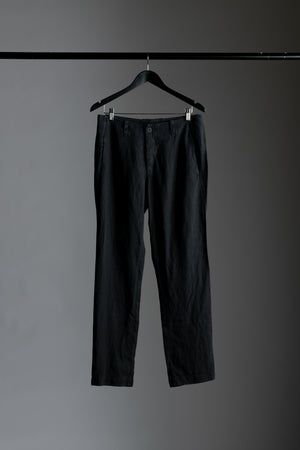 Linen Trousers Black CFUTRTD130-U10