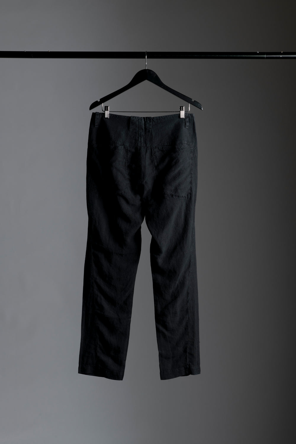 Linen Trousers Black CFUTRTD130-U10