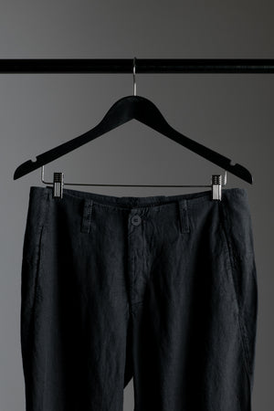 Linen Trousers Black CFUTRTD130-U10