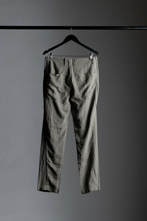 Linen Trousers Steel CFUTRTD130-U13