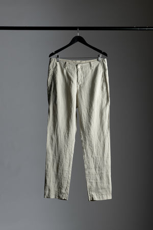 Linen Trousers Stone CFUTRTD130-U02