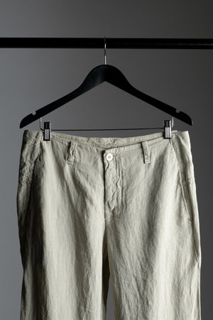 Linen Trousers Stone CFUTRTD130-U02