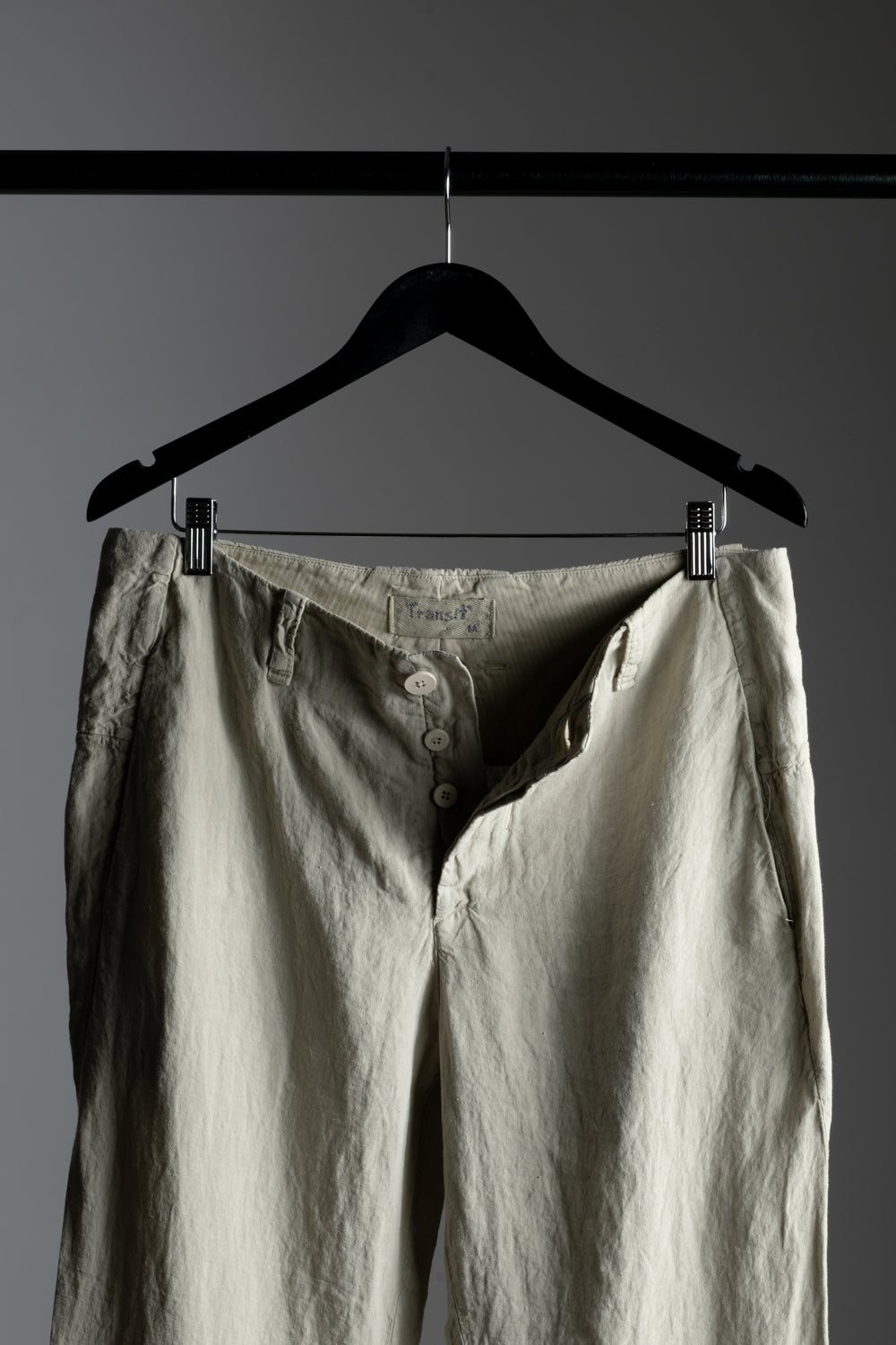 Linen Trousers Stone CFUTRTD130-U02