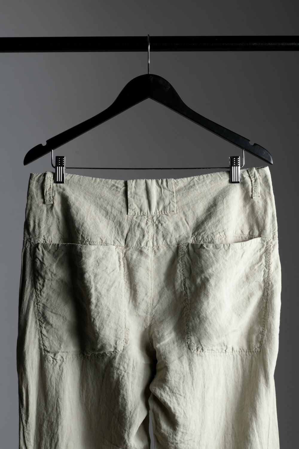 Linen Trousers Stone CFUTRTD130-U02