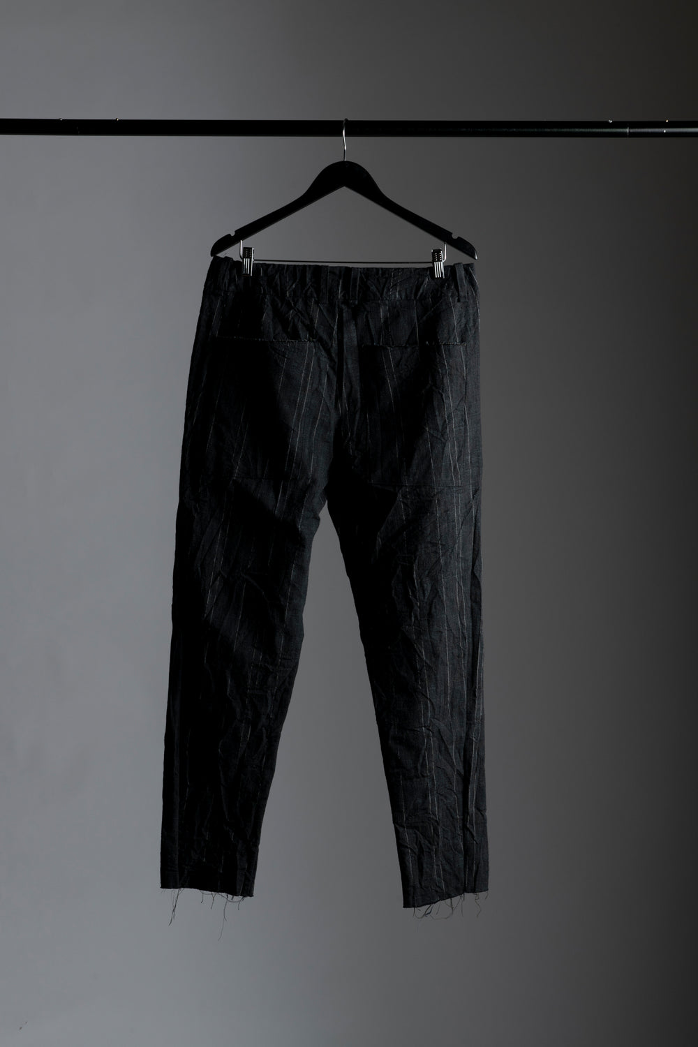 Pinstripe Trousers Charcoal CFUTRVN230-U312