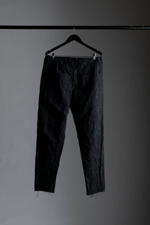 Pinstripe Trousers Charcoal CFUTRVN230-U312