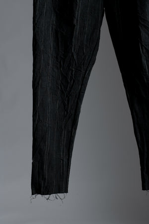 Pinstripe Trousers Charcoal CFUTRVN230-U312