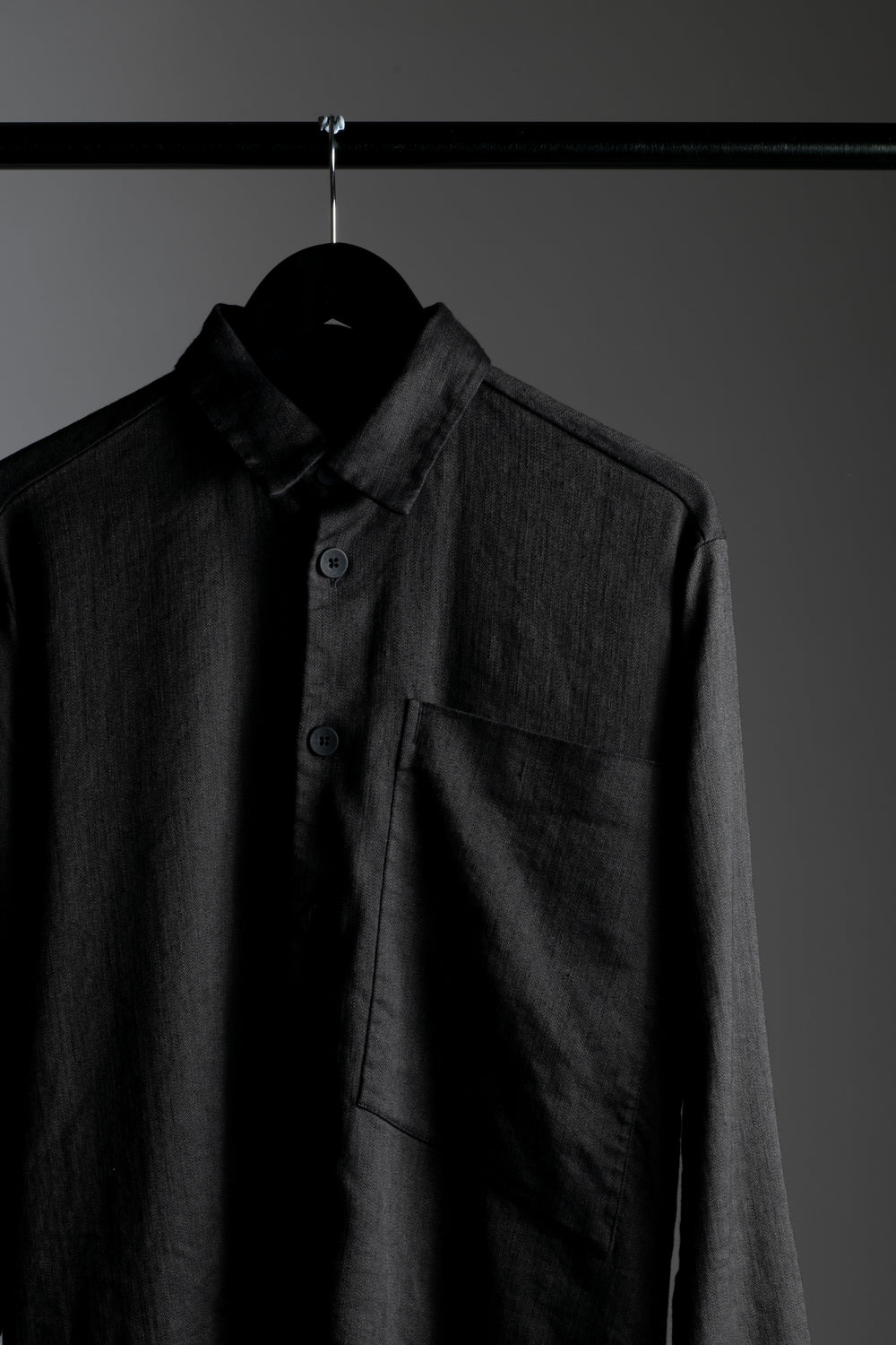 Shirt with Patch Pocket Charcoal CFUTRVH172-U12