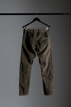 Velour Slim Trousers Mud CFUTRVC120-U13