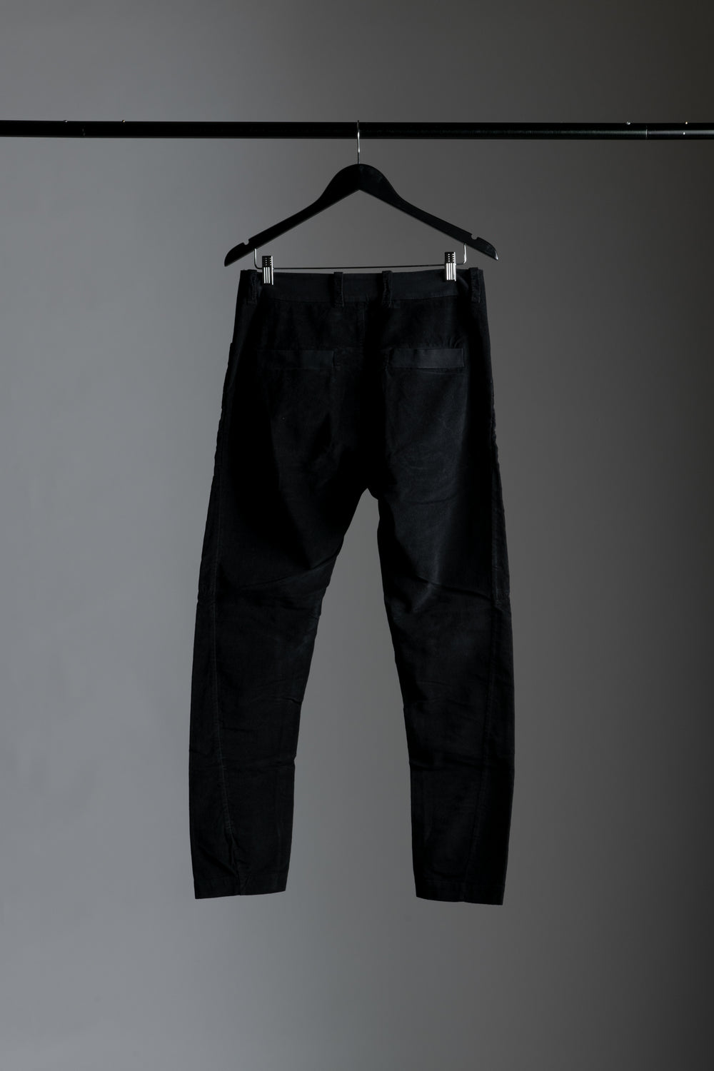 Velour Slim Trousers Black CFUTRVC120-U10