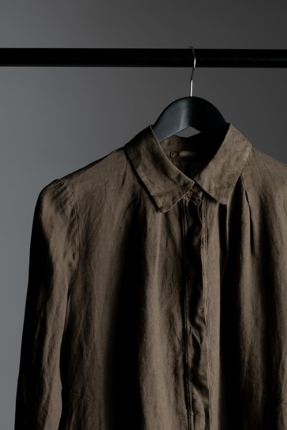 Linen LS Shirt Brown CFDTRWE143-06