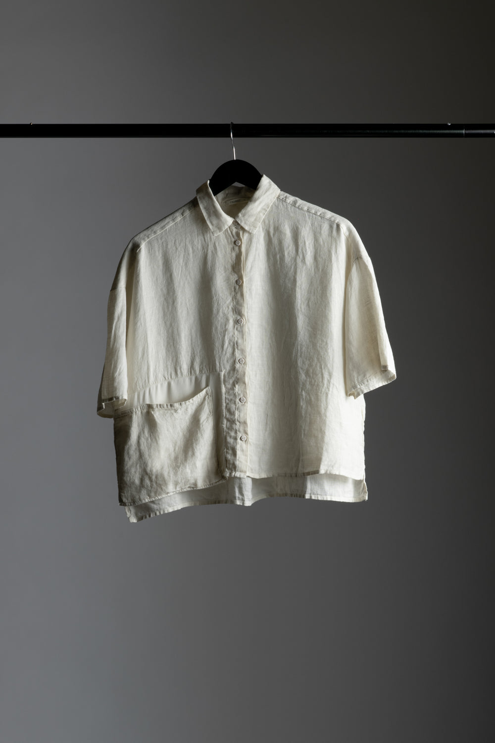 Linen Signature Shirt Ivory CFDTRWE141-01