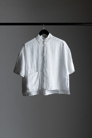 Linen Signature Shirt White CFDTRWE141-00