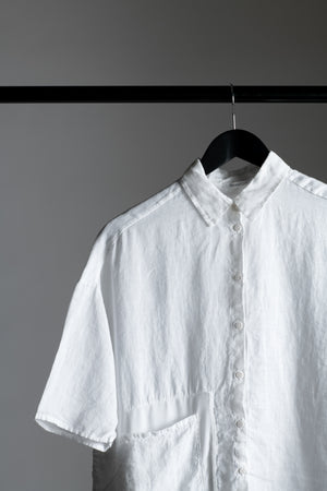 Linen Signature Shirt White CFDTRWE141-00