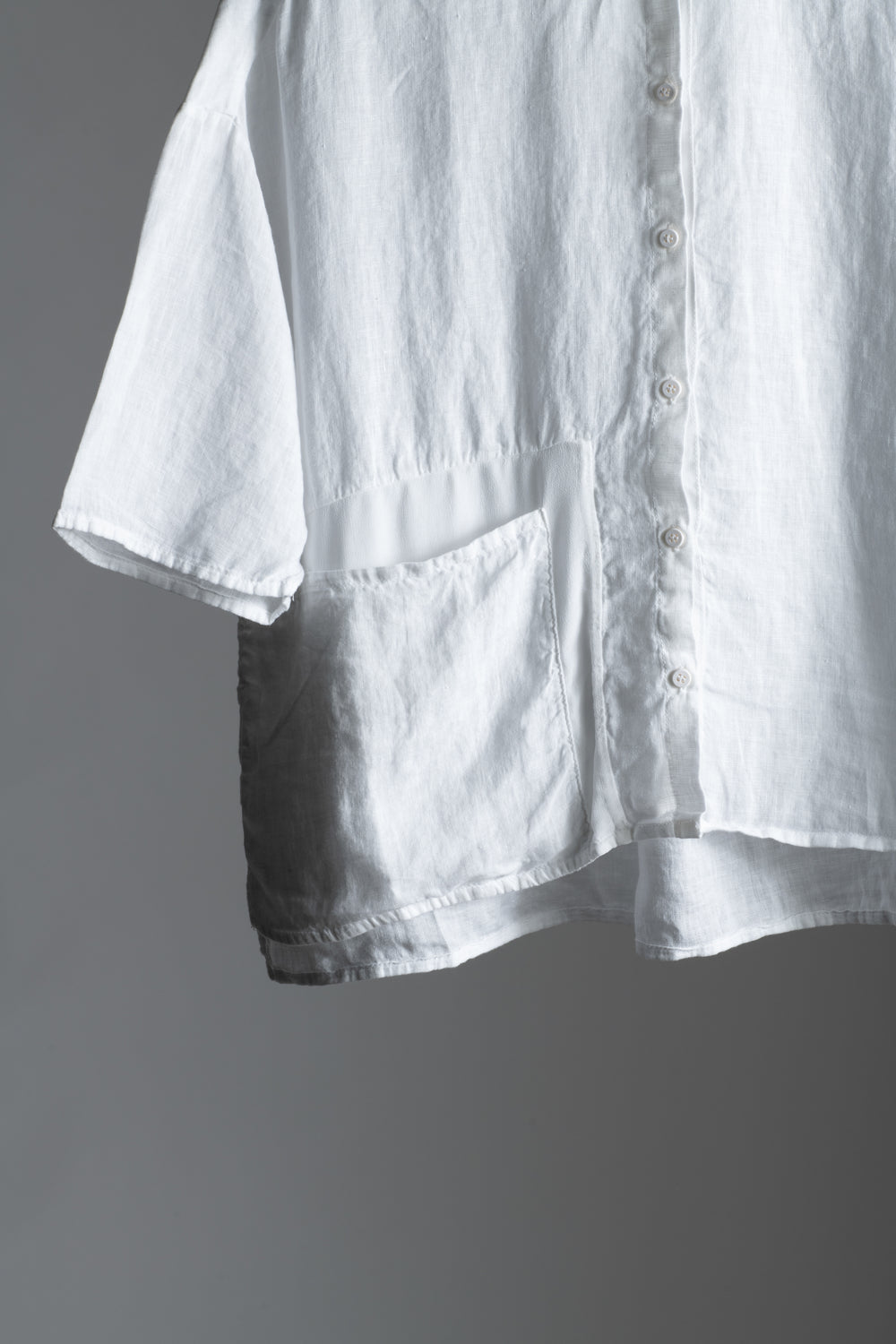 Linen Signature Shirt White CFDTRWE141-00