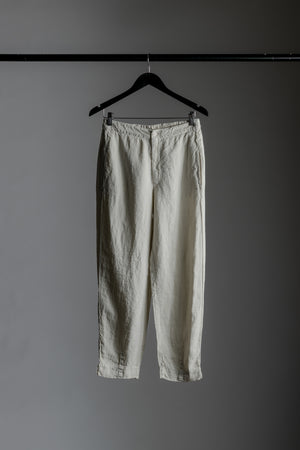 Linen Slim Pant Ivory CFDTRWD132-01