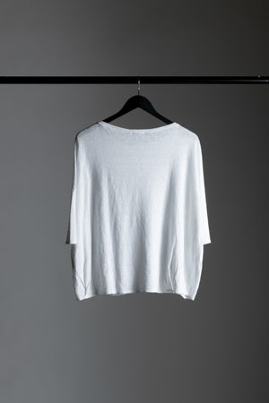 Linen Slub Tee White CFDTRWK209-00