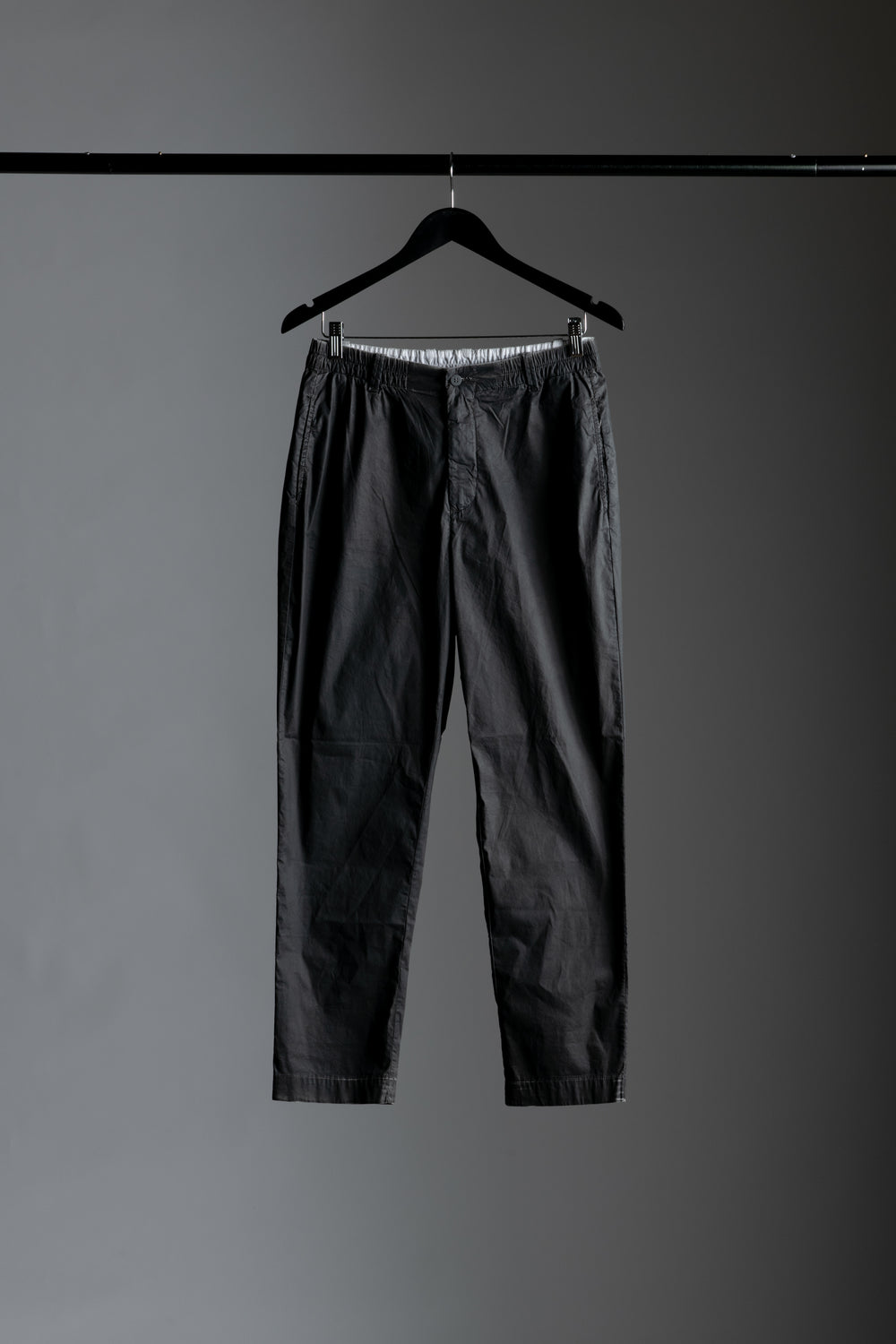 Poplin Treated Pant Black