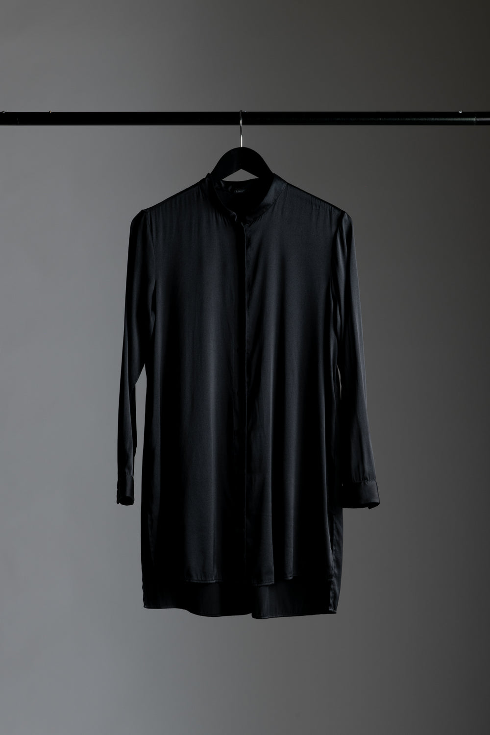 Silk Long Shirt Black CFDTRWU303-10