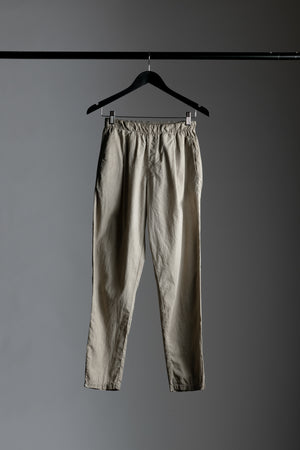 Treated Cotton Slim Pant Pearl Grey