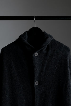 Wool Cardigan Charcoal CFUTRV19542-U312